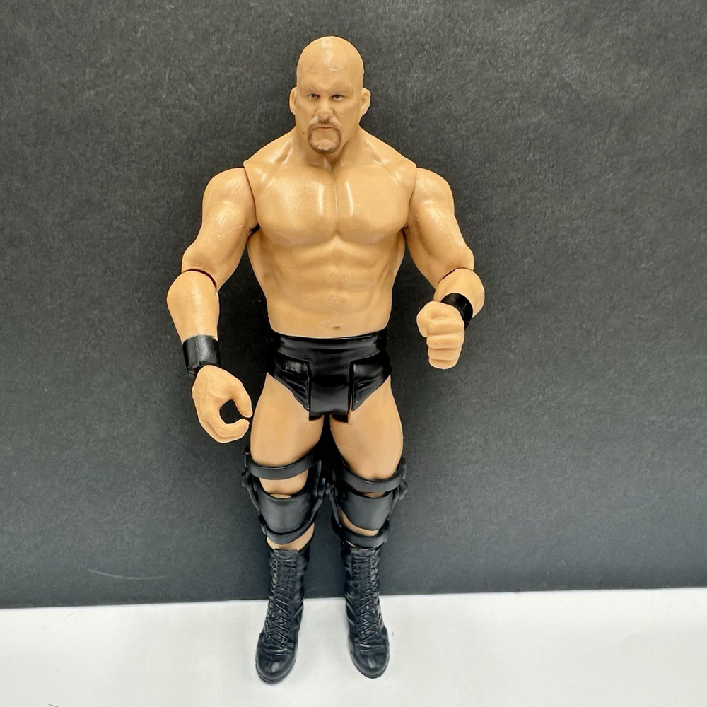 2017 Mattel WWE Wrestling Action Figure Stone Cold Steve Austin Basic 7" Loose